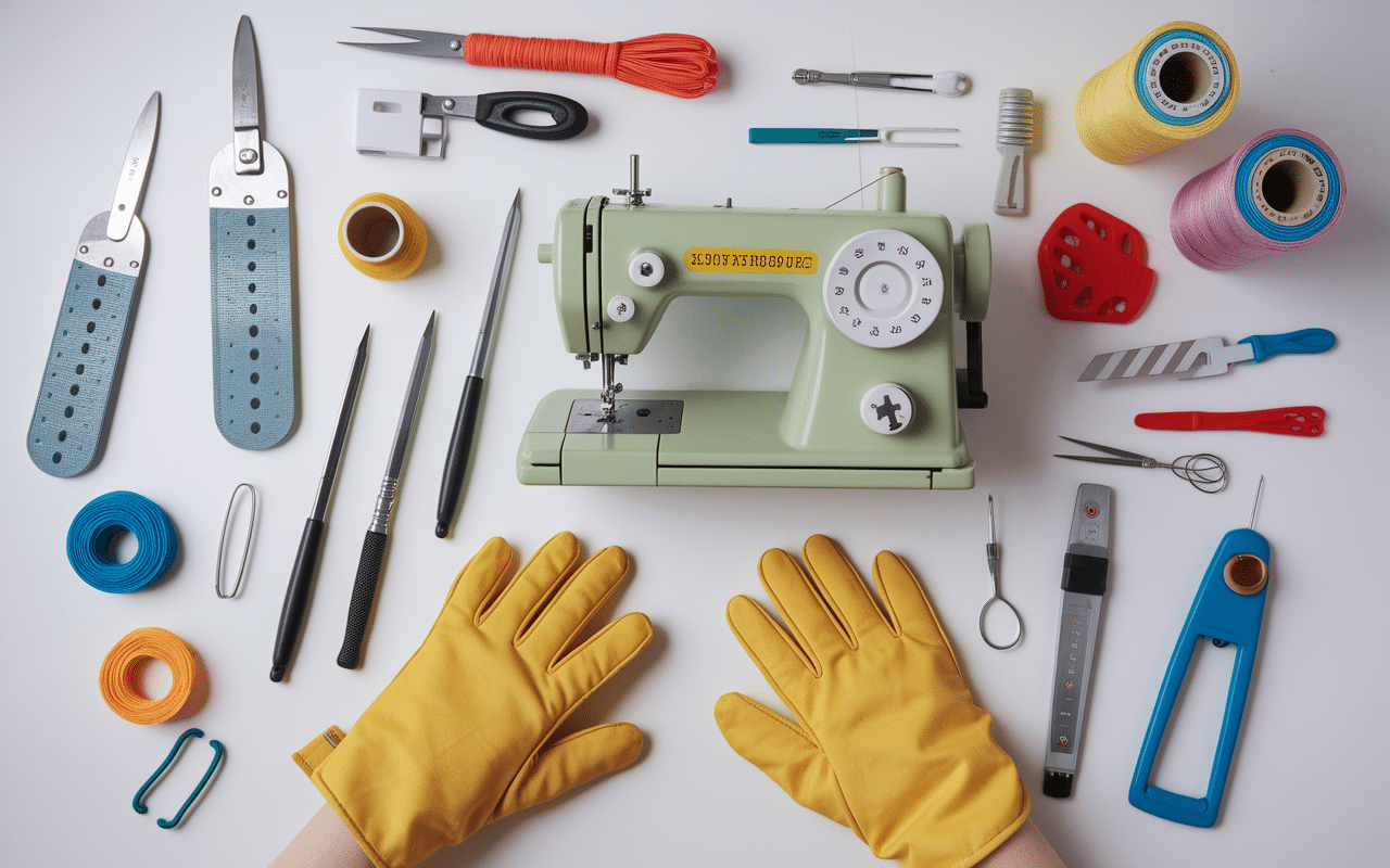 outils couture pour bâche à bulle matériel nécessaire