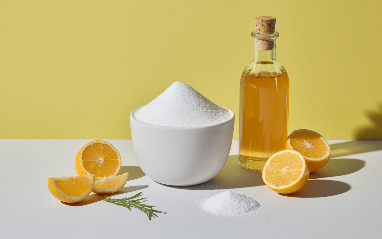 produits naturels comment enlever taches bicarbonate vinaigre citron