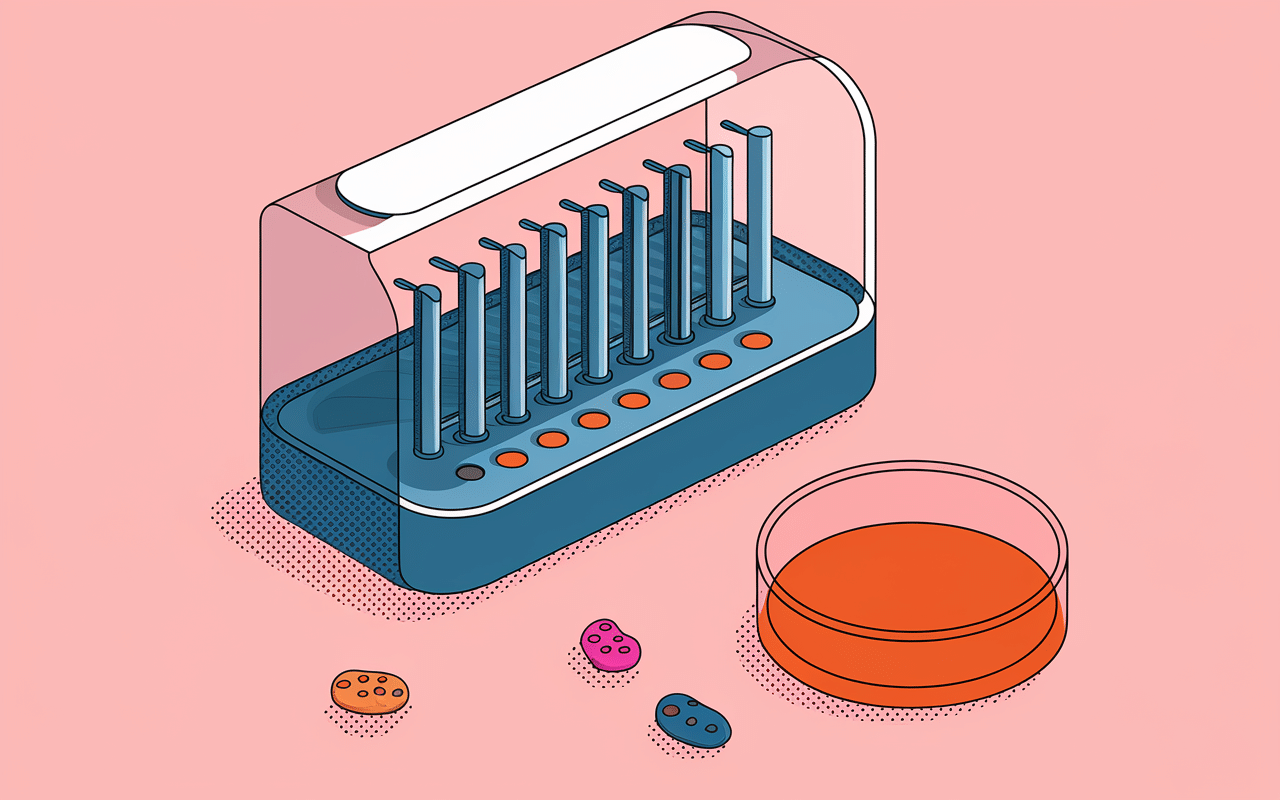 Schéma aérobiocollecteur capturant bioaérosols sur gélose