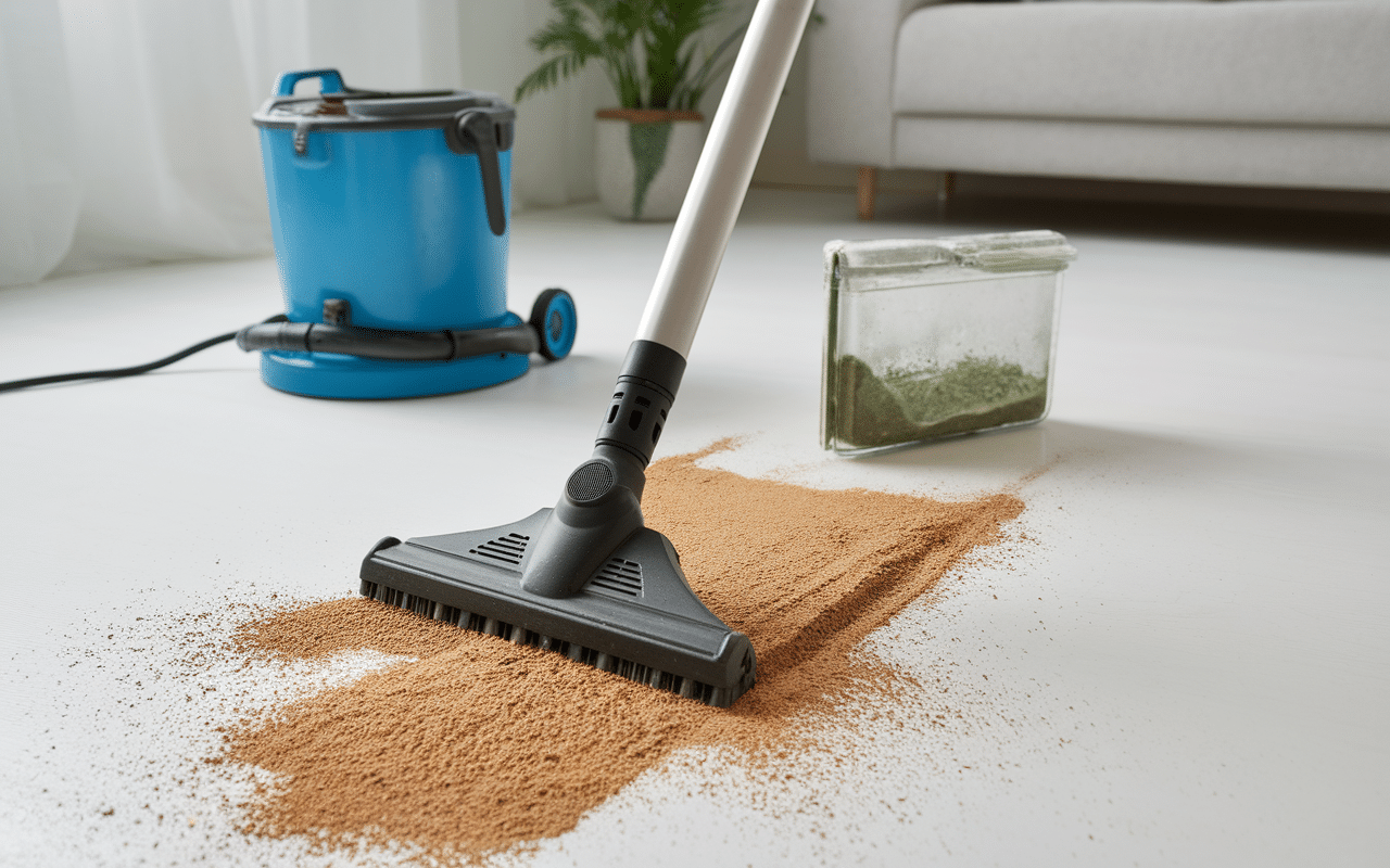 nettoyage larve d anthrène matelas aspirateur vapeur terre diatomée