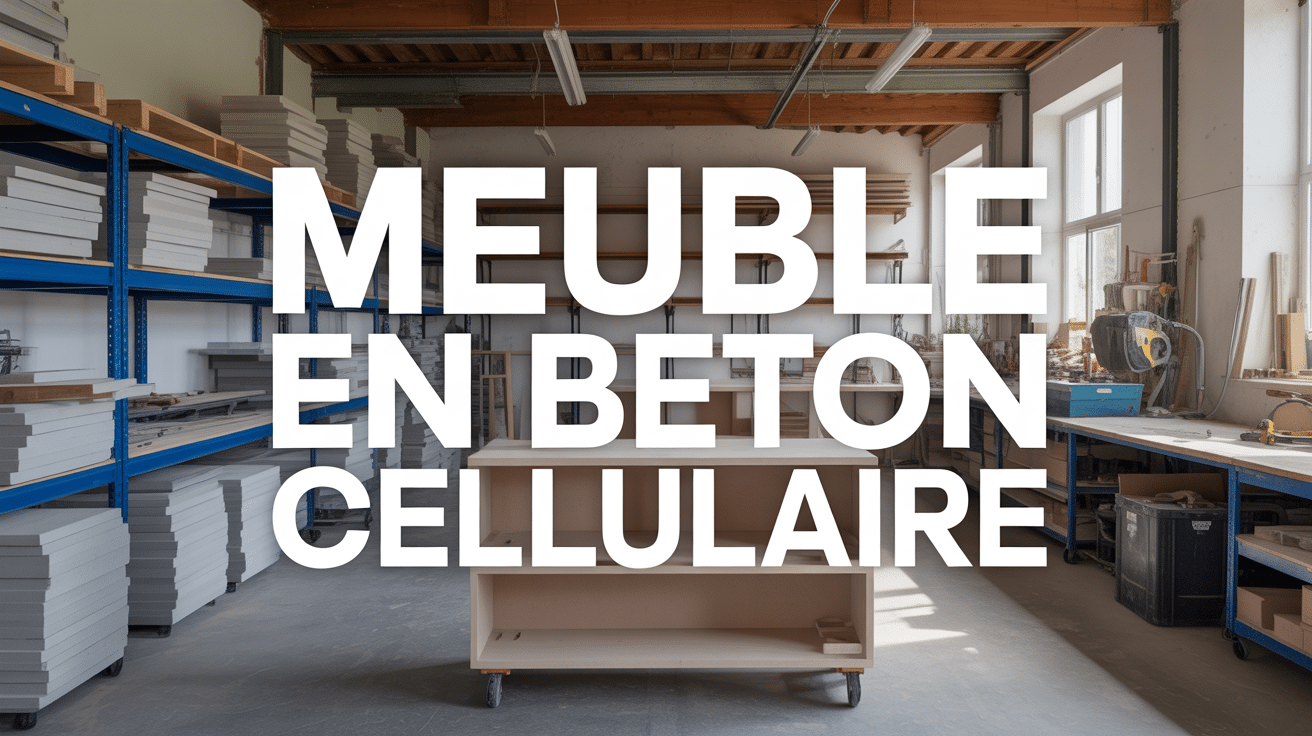 Atelier et blocs béton cellulaire