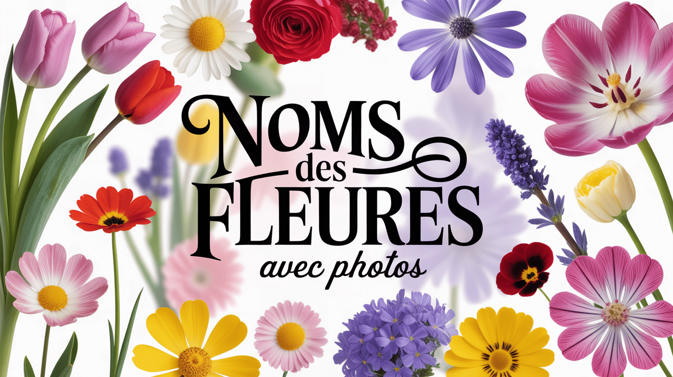 Collage diverses fleurs avec tulipes roses lavande