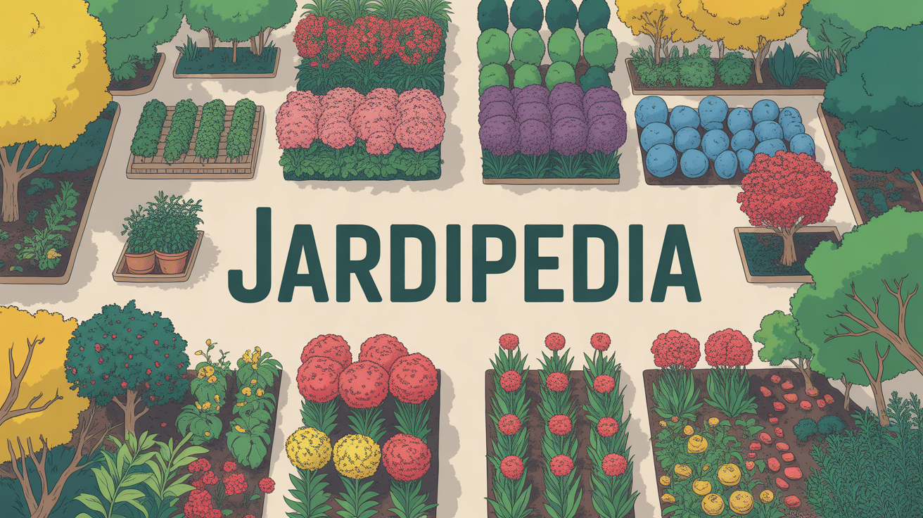 Vue aérienne de jardin Jardipedia