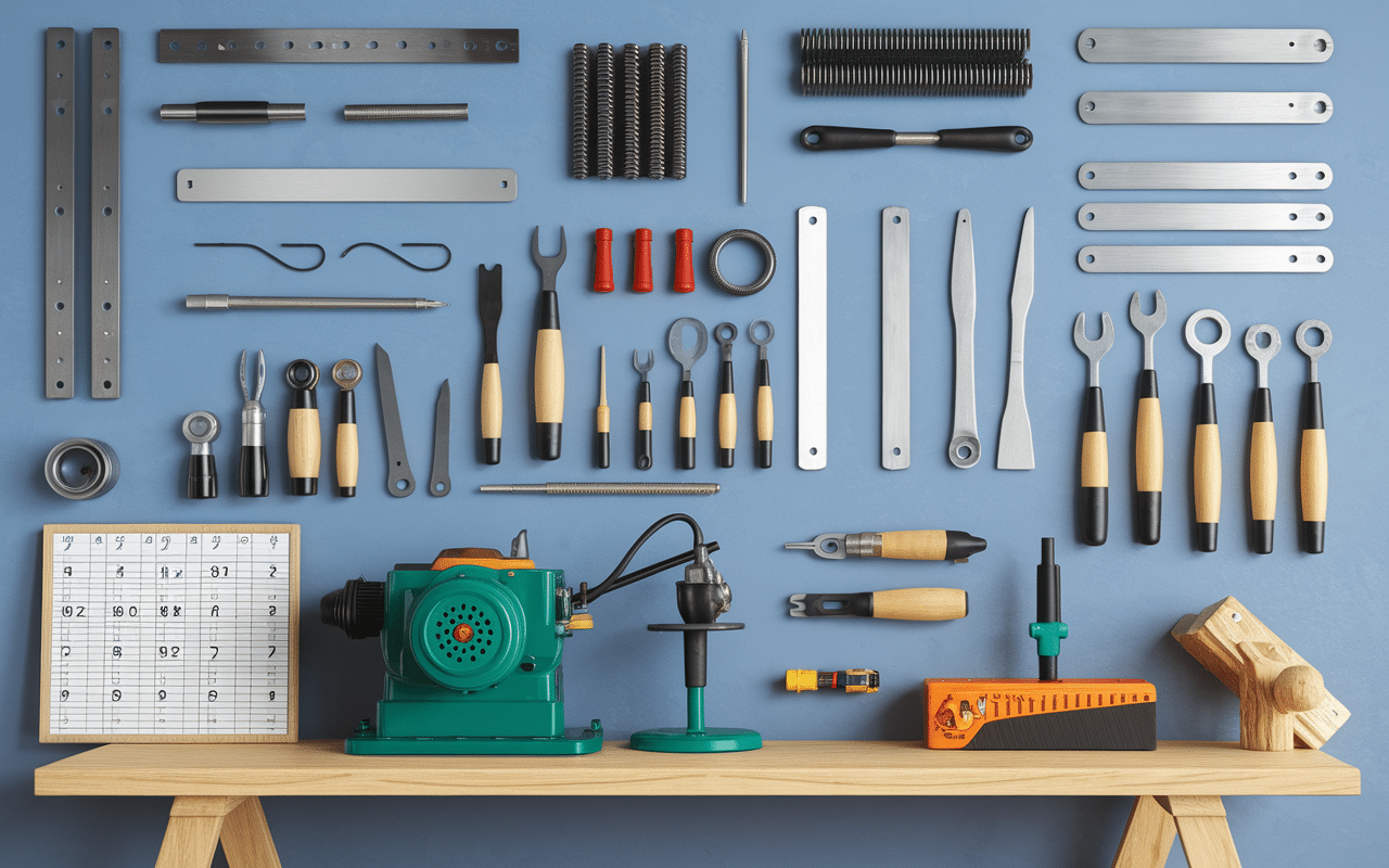 services-04 Matériaux et outils pour fabriquer un broyeur de branches