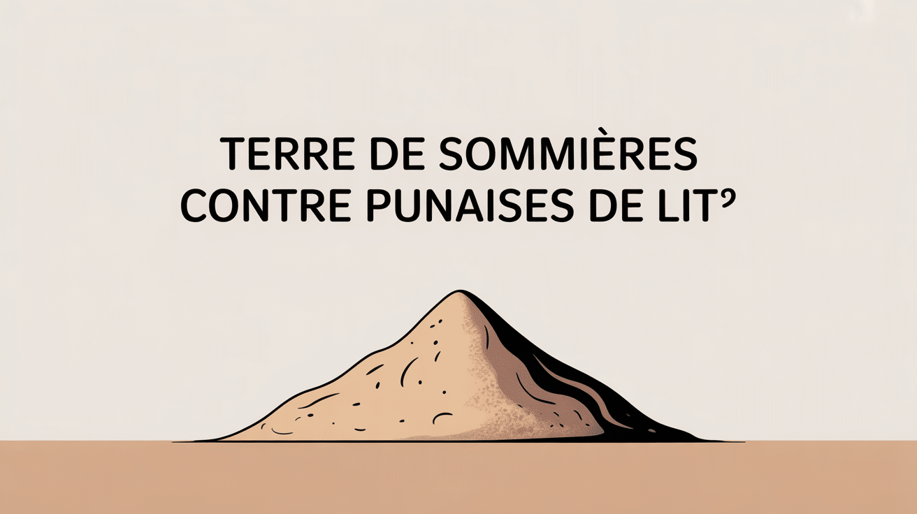Illustration Terre de Sommières contre punaise de lit