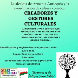 Convocatoria BEPS en el municipio de Armenia
