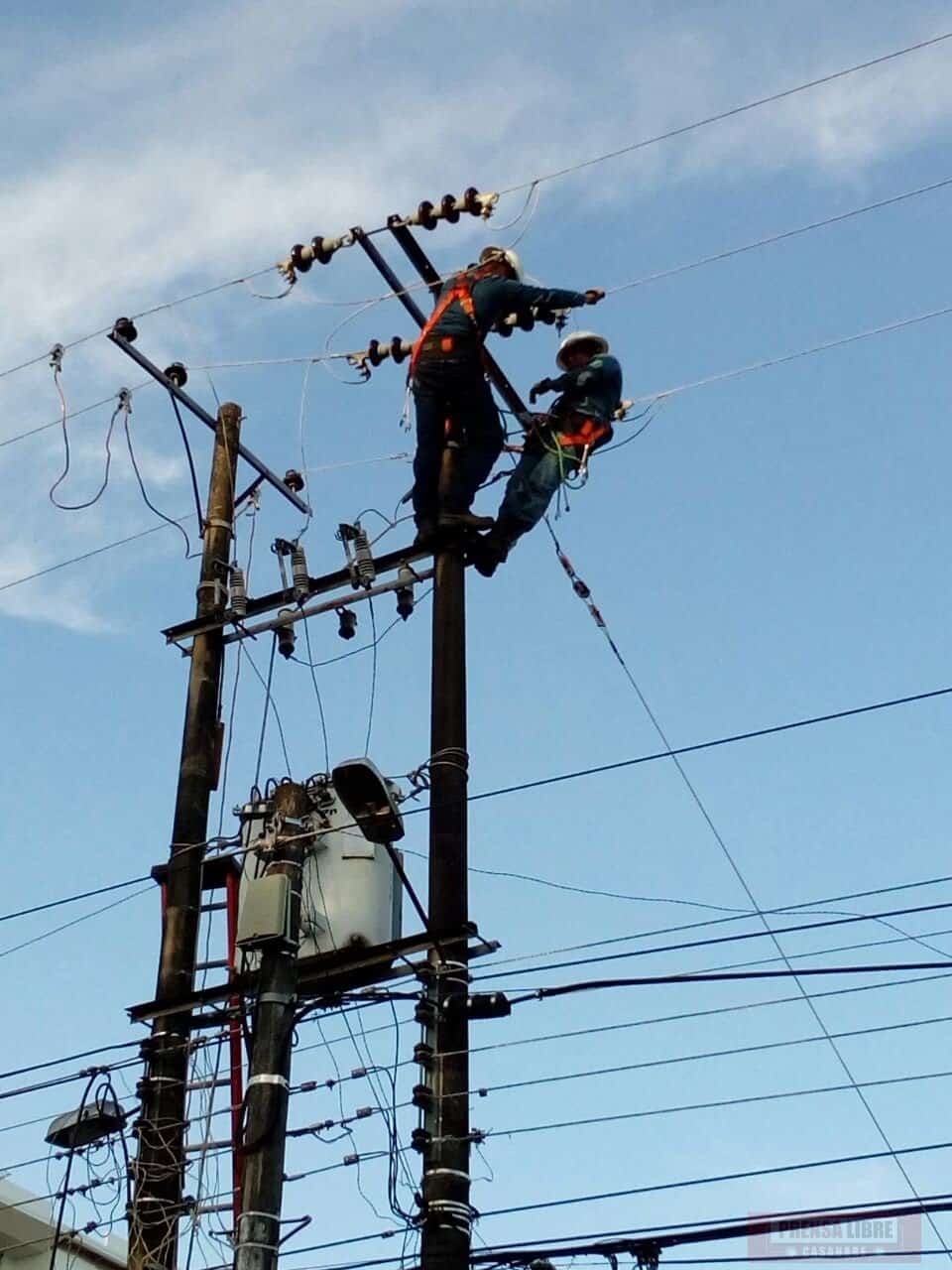 Restablecimiento de energía en Murindó
