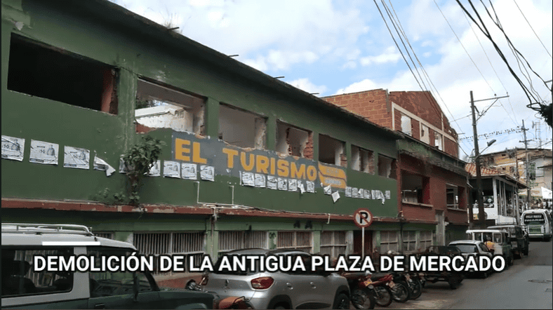 Yolombó demuele antigua Plaza de Mercado