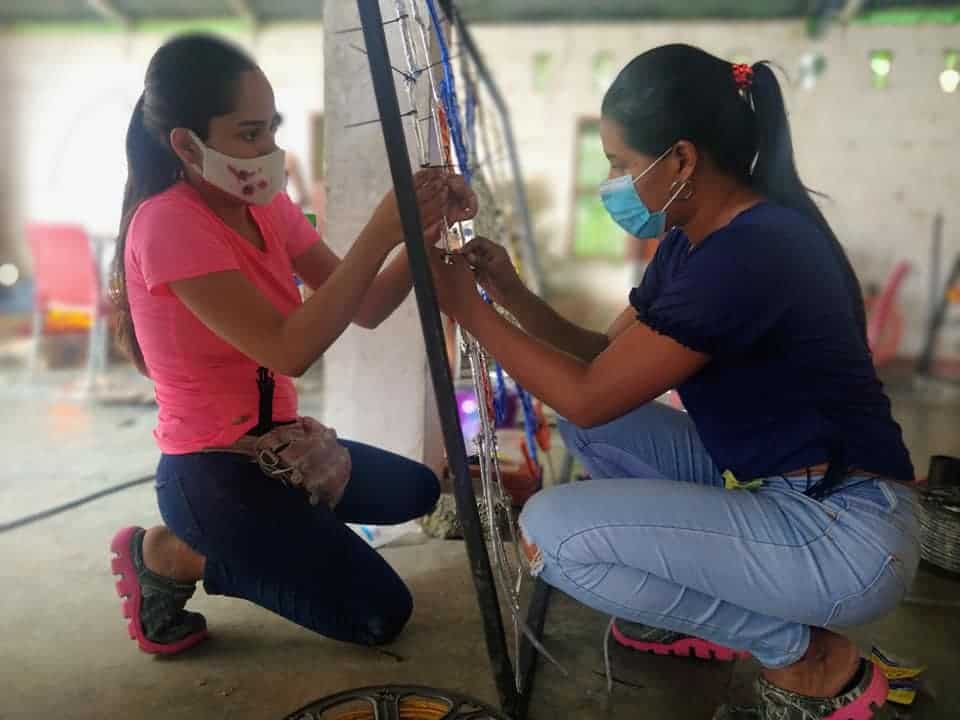 El alumbrado de San Pedro de Urabá fue realizado por madres cabeza de familia