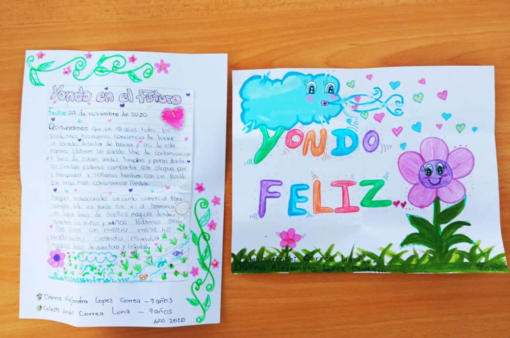 Yondó realiza una nueva alternativa para mostrar los sueños que tienen los niños y niñas de la localidad