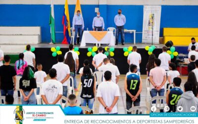 San Pedro de los Milagros realizó una conmemoración a sus deportistas