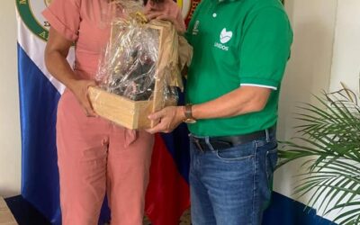 Alejandría contó con la visita del Gerente de Indeportes