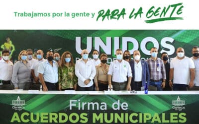 Cisneros firma proyectos de desarrollo con la Gobernación de Antioquia