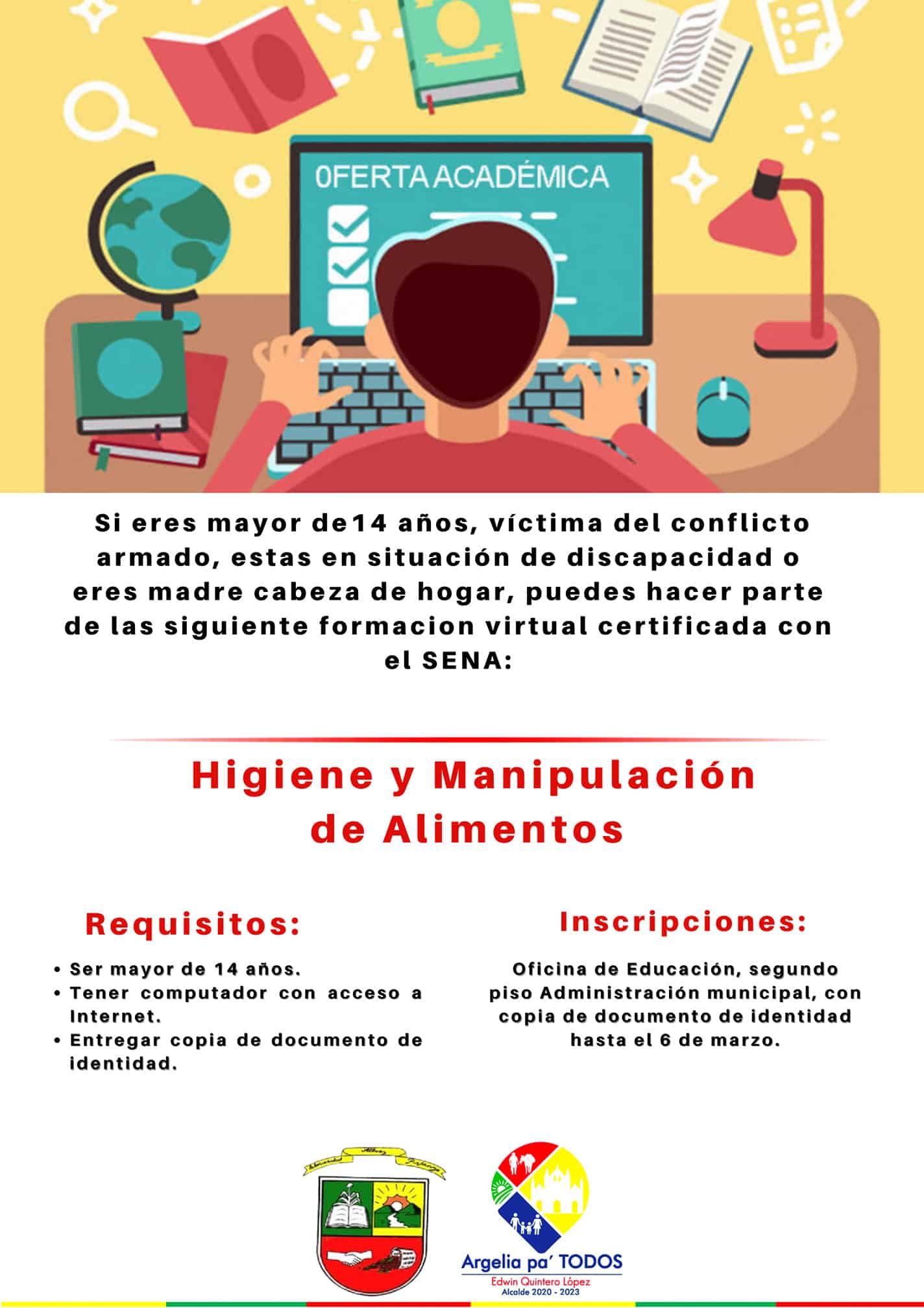 Argelia brinda oportunidades de estudio