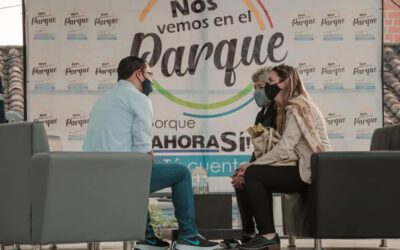 El alcalde de Girardota conversa con la gente