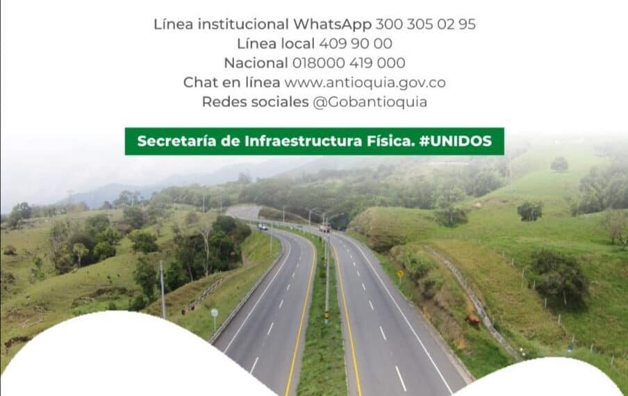 Estado de la Red Vial del Oriente para el fin de semana