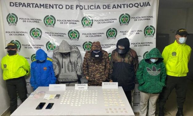 En La Ceja capturan a cinco integrantes de “Los Mesa”