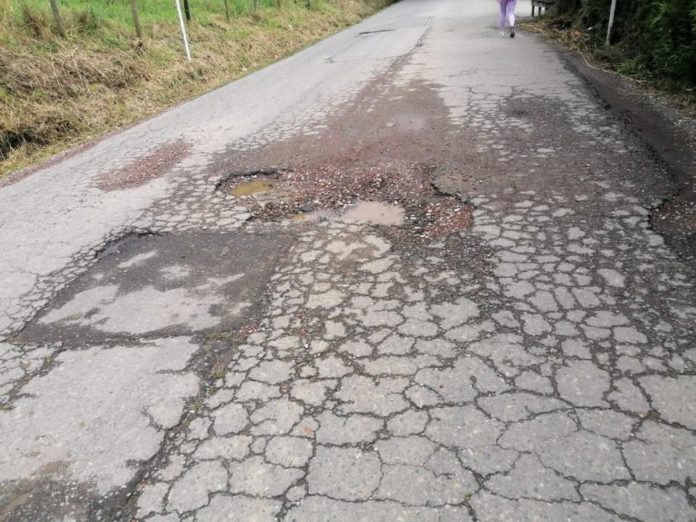 Deterioro en vías de Rionegro