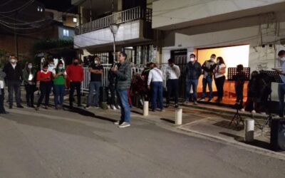 Nuevas luminarias en la red de alumbrado público en El Santuario