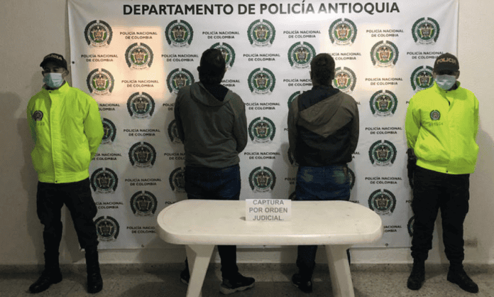 En Abejorral fueron capturados dos hombres por tentativa de homicidio