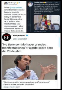 Sergio Fajardo y Claudia López: No se apropien de aquello que ustedes jamás apoyaron