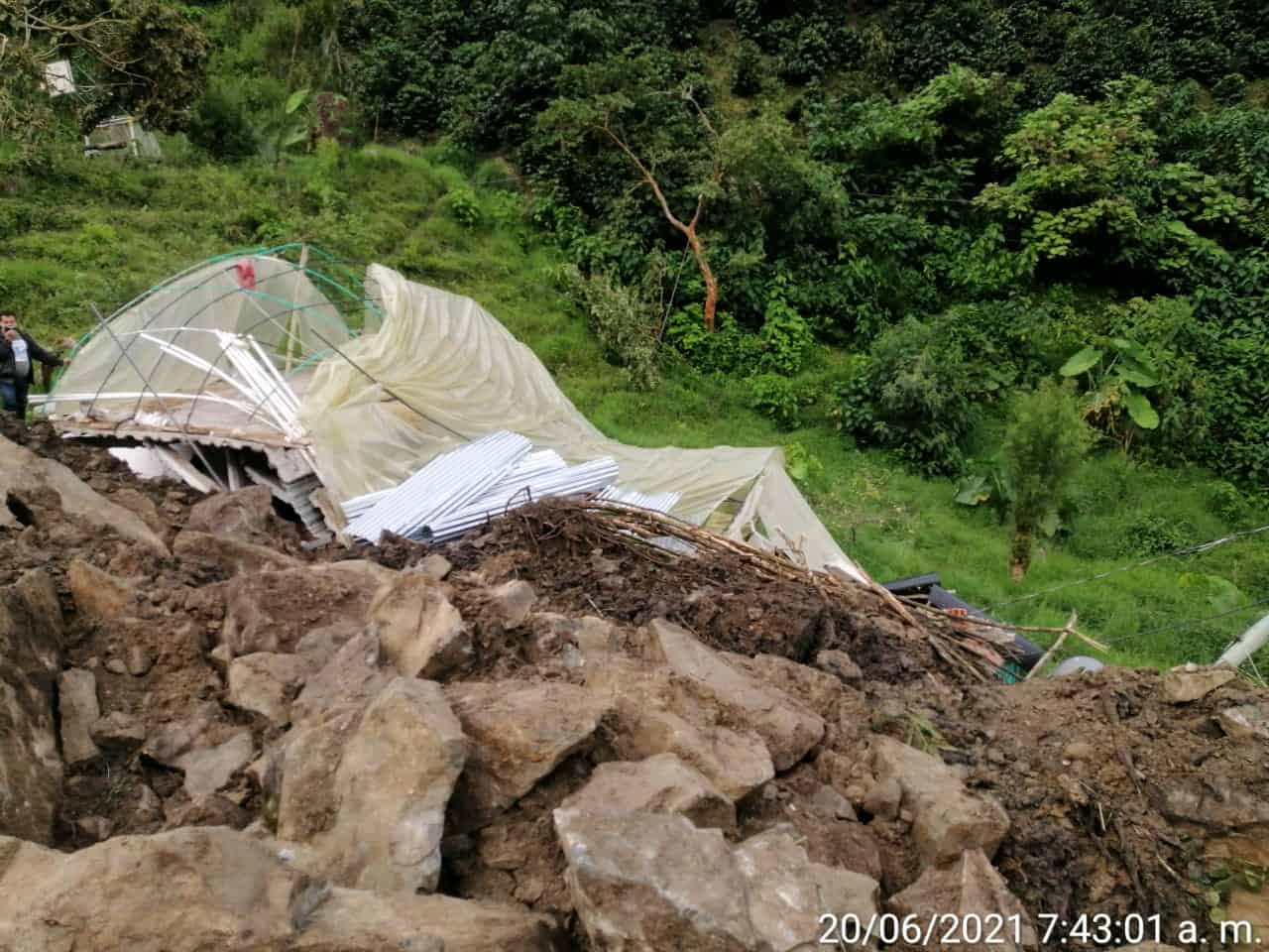 Tres eventos fueron reportados al Dagran por la ola invernal