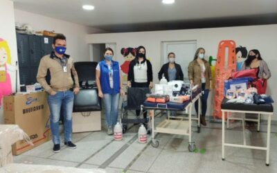 Granada y San Luis recibieron elementos biomédicos