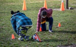 Jornadas de capacitación y recreación para niños en Giraldo