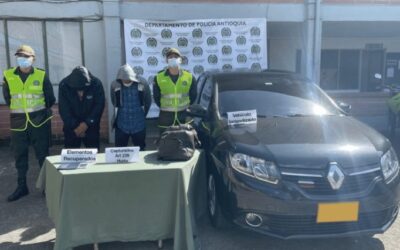 En Rionegro capturan dos hombres y una menor de edad dedicados al hurto
