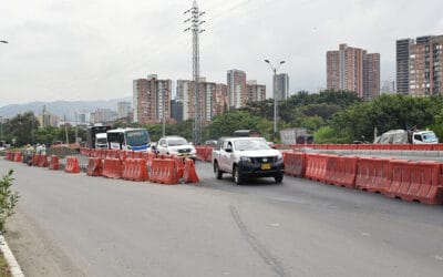 Cambios viales en la Autopista Sur por obras en Intercambio Vial Ayurá