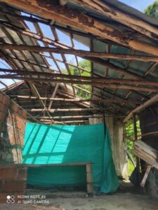 Huracán destruyó viviendas en Cocorná
