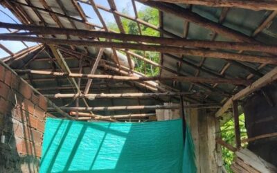 Huracán destruyó viviendas en Cocorná