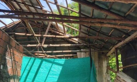Huracán destruyó viviendas en Cocorná