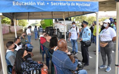 En Medellín se realizan  intervenciones pedagógicas para prevenir incidentes con vehículos pesados en la vía