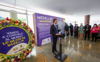 El alcalde de Medellín firmó acuerdo multilateral por el desarrollo sostenible