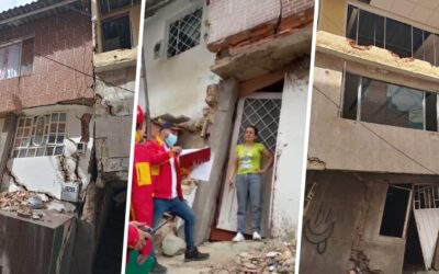 Alcaldía de Bello se reúne con familias que viven en riesgo no mitigable