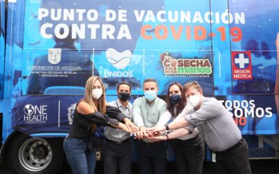 Puesta en marcha de las móviles de vacunación en Antioquia