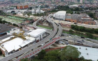 Recta final del intercambio vial La Ayurá