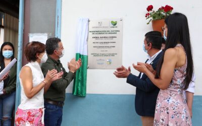 Jardín recibió oficialmente las obras de reposición de más de 4.600 metros del acueducto en el casco urbano