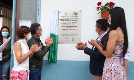 Jardín recibió oficialmente las obras de reposición de más de 4.600 metros del acueducto en el casco urbano