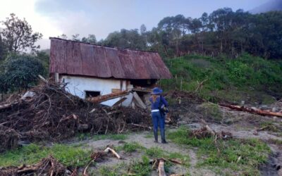 El Dagran apoyó la emergencia generada por las fuertes lluvias en Nariño