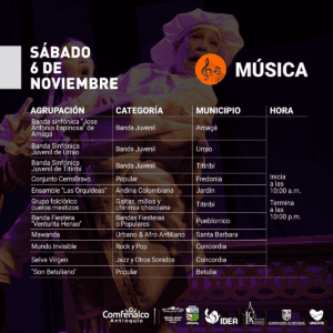 Llega la melodía a Jardín con el segundo encuentro de Antioquia Vive la Música