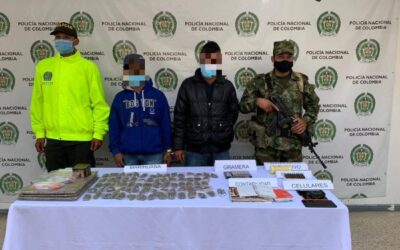 Capturados alias «El Enano» y «Borracho» señalados de promover el microtráfico en Marinilla