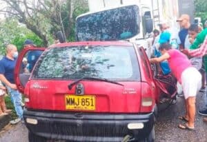 Accidente vial en Puerto Triunfo dejó cuatro muertos y un herido