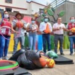 En San Francisco, las víctimas del conflicto recibieron dotación deportiva