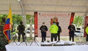 Ejército halló material de guerra del Clan del Golfo en Necoclí