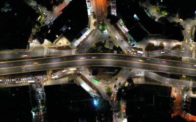 Puente del intercambio vial de Colombia con la 80 ya presta servicio las 24 horas