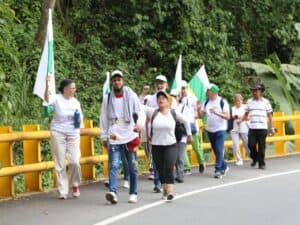 En Sopetrán terminó la tercera jornada de la conmemoración de los 20 años de la Marcha de la Noviolencia