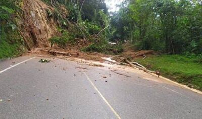 Deslizamientos en vías de Abejorral deja 17 viviendas afectadas