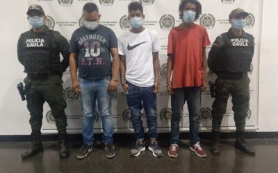 Operativos contra la extorsión dejan tres capturas y la aprehensión de dos menores